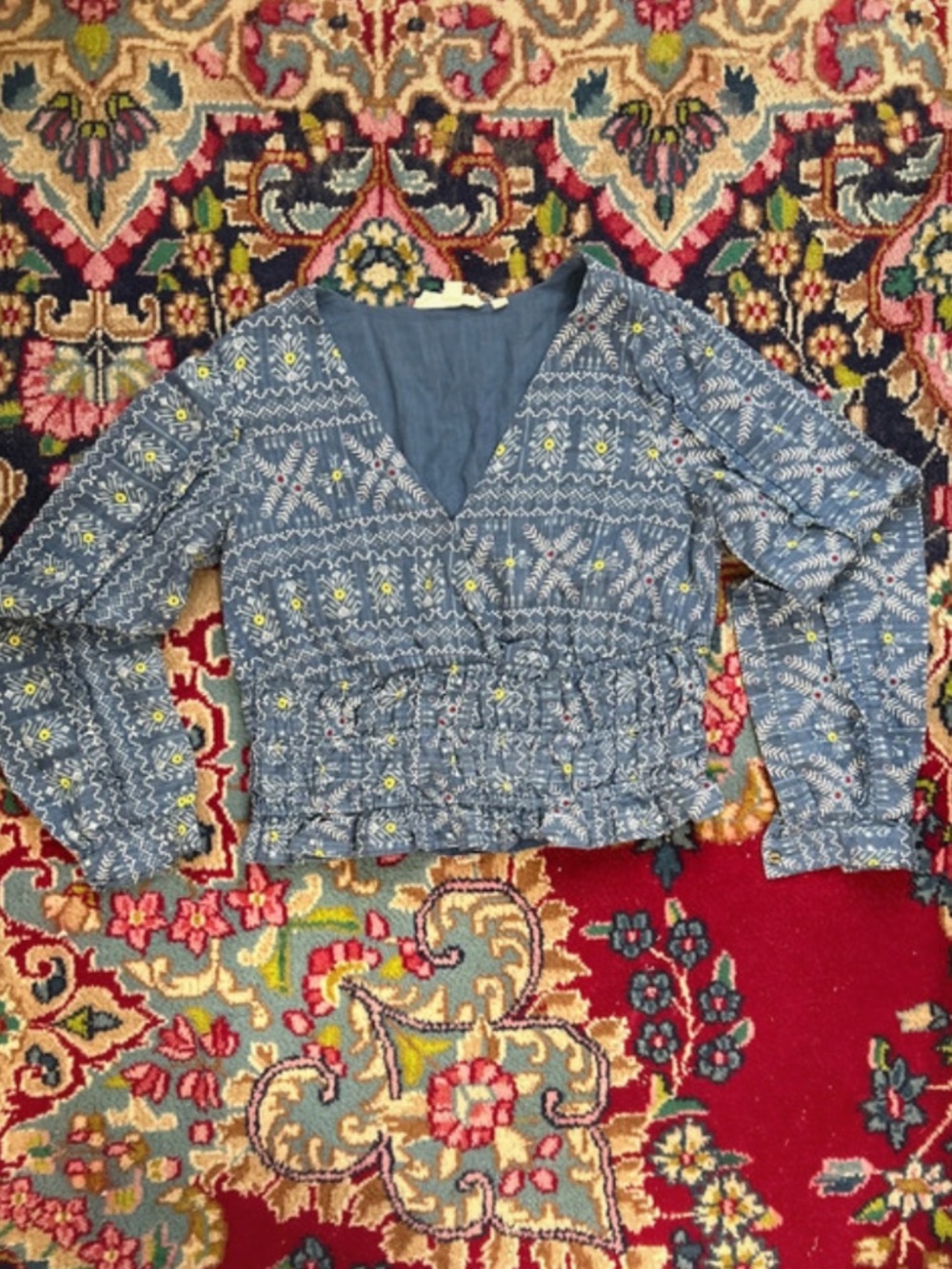 Forever That Girl Smocked Waist long sleeve
